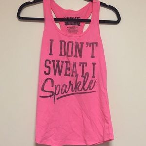 Racerback tank top